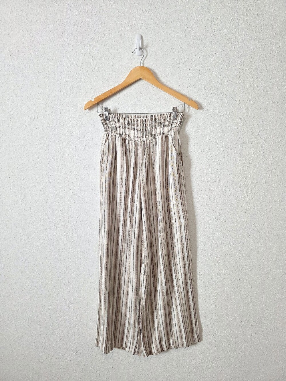 Love Tree Linen Blend Wide Leg Pants M